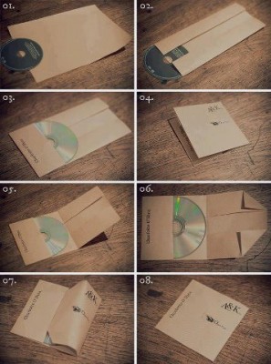 Créer une pochette CD avec une feuille de papier - EspaceRezo